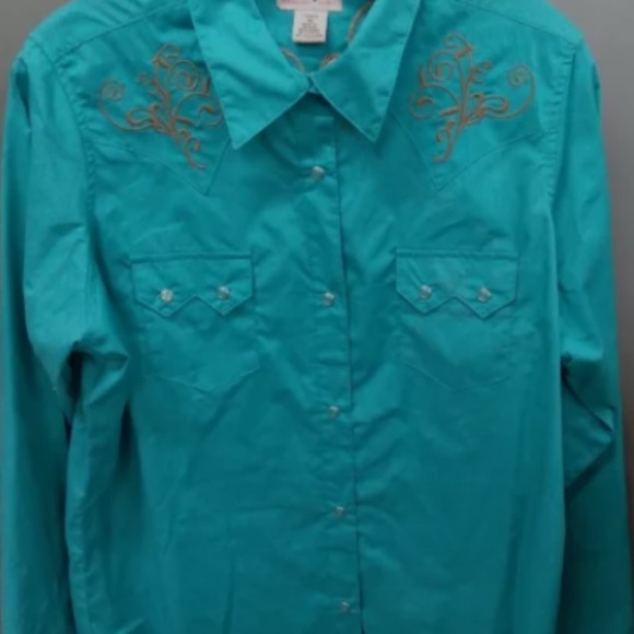 Women’s Wrangler Wrancher Shirt with Snap Buttons XL - Picture 4 of 6